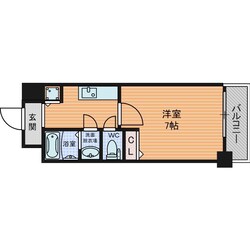 グラマシー心斎橋東（旧ユーカ心斎橋東）の物件間取画像